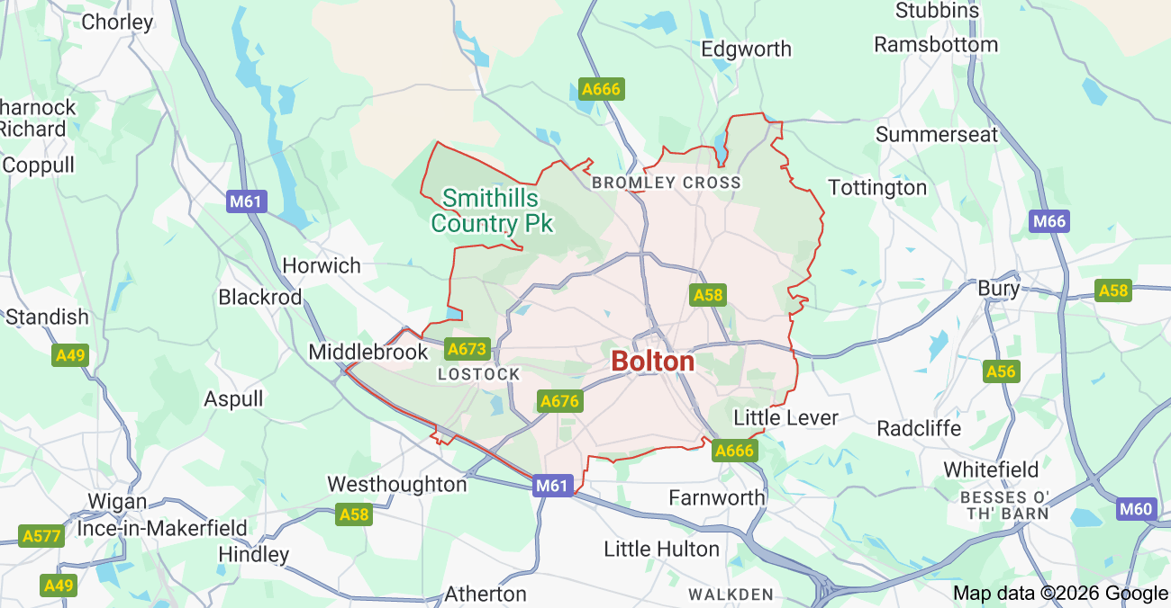 Bolton Web Design MAP