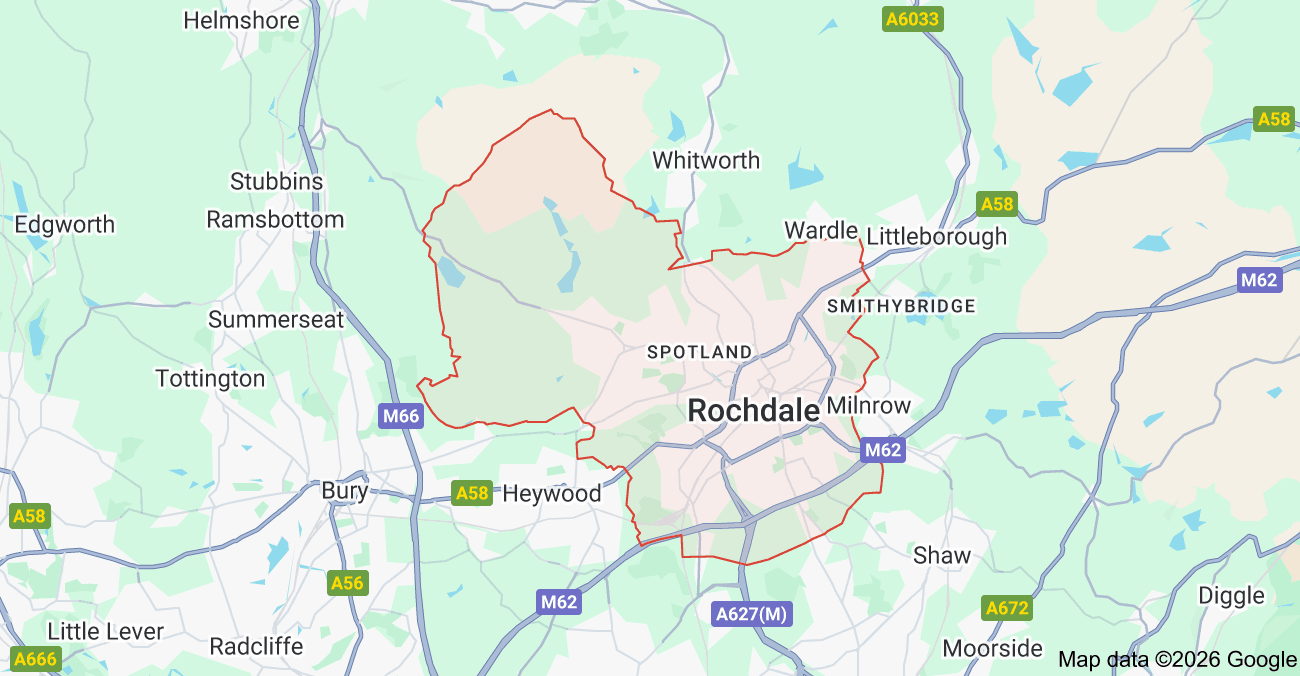 Rochdale Web Design MAP