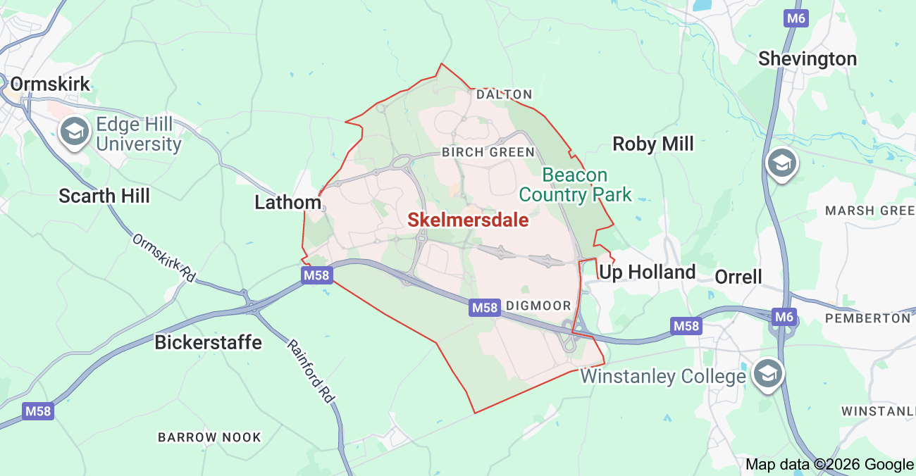 Web Design Skelmersdale MAP