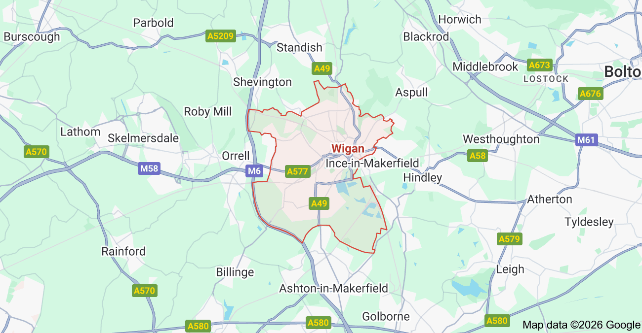 Web Design Wigan MAP